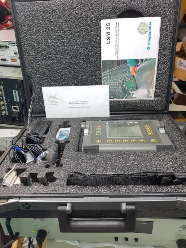 Krautkramer USM 25 DAC Lemo Ultrasonic Flaw Detector w/ Accessory