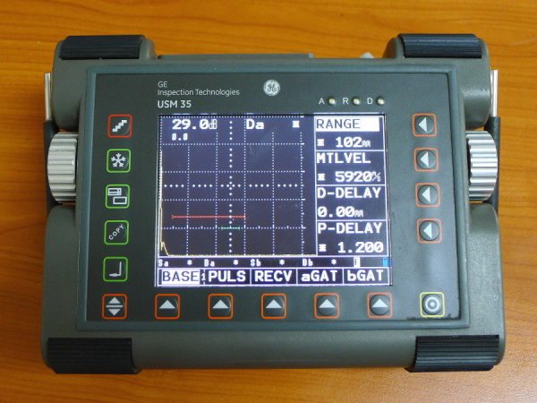 GE Inspection USM35 DAC LEMO Ultrasonic Portable Flaw Detector