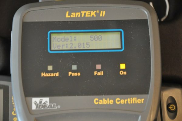 Ideal Lantek II 500 Cat5e Cat6 Cat6a LAN Cable Certfier