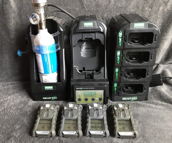 MSA Altair 4X Multi Gas Monitor Sale, GX2 Calibration Stand Plus 4 Monitors