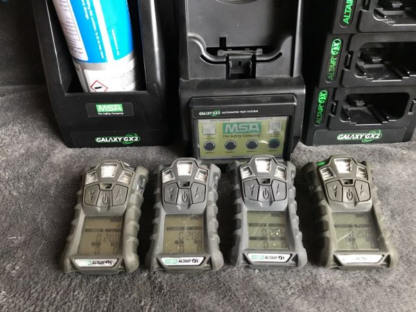 MSA Altair 4X Multi Gas Monitor Sale, GX2 Calibration Stand Plus 4 Monitors