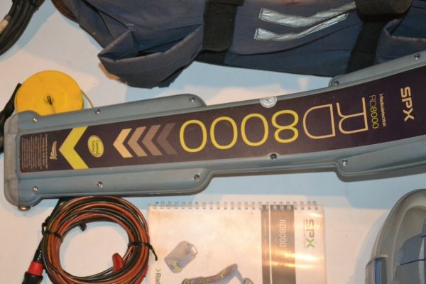 SPX Radiodetection RD8000 PDL T10 PIPE CABLE FAULT LOCATOR w/ CENTROS