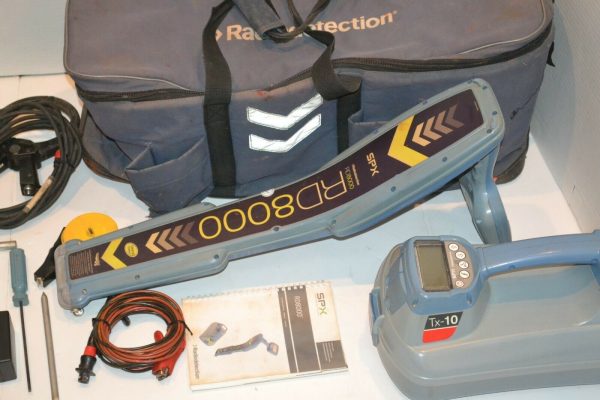 SPX Radiodetection RD8000 PDL T10 PIPE CABLE FAULT LOCATOR w/ CENTROS