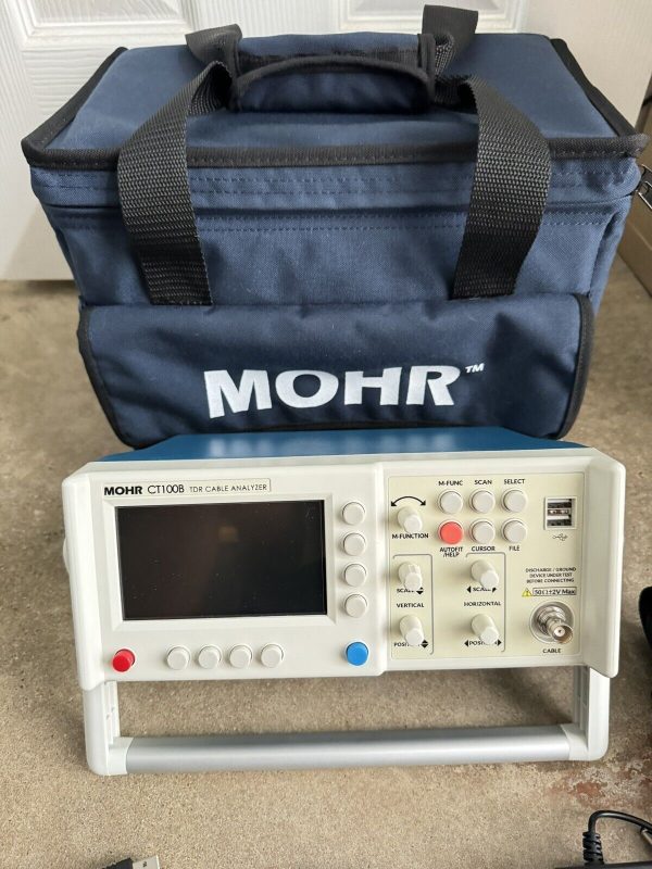 High Resolution MOHR CT100B TDR Cable Analyzer