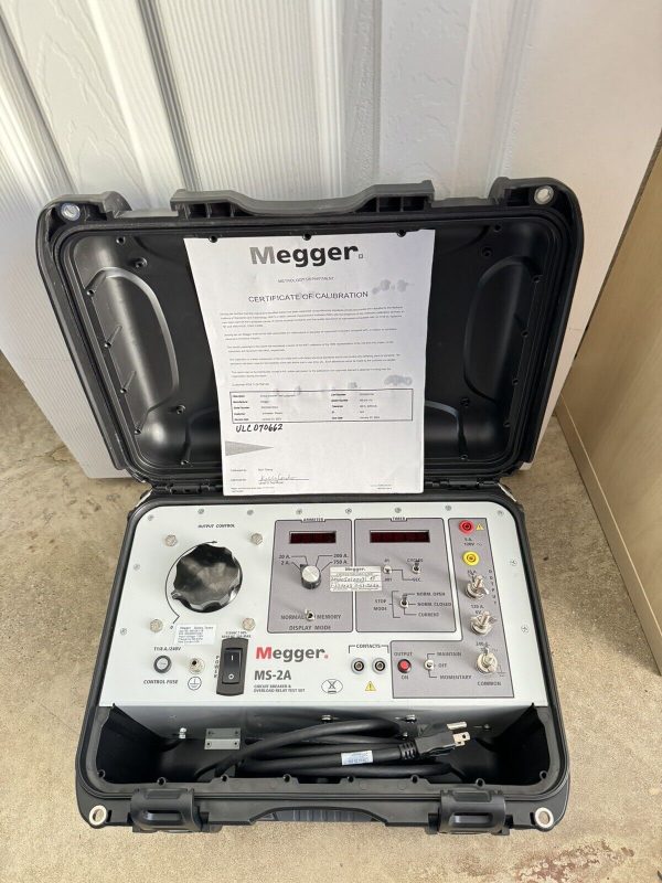 Used Megger MS-2A Relay Test Set For Sale