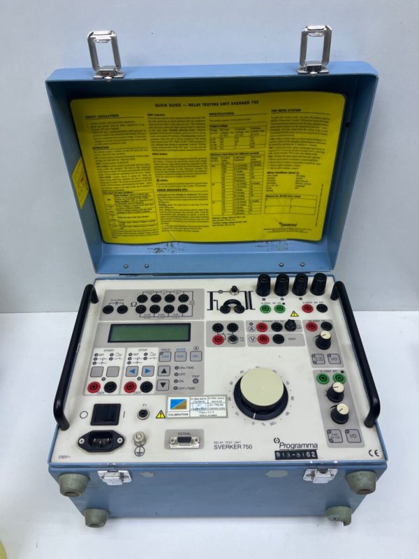 Used Megger Programma SVERKER 750 Relay Test For Sale