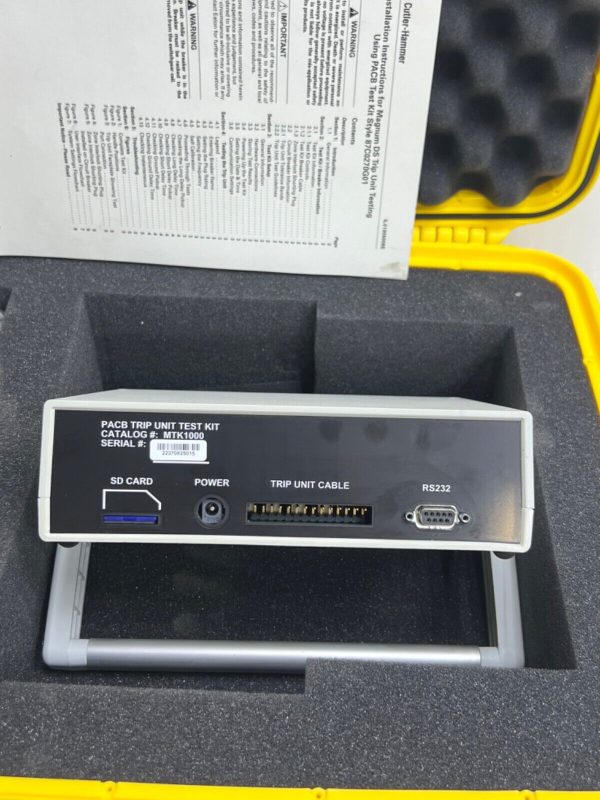 Eaton Cutler Hammer MTK1000 PACB Trip Unit Test Kit